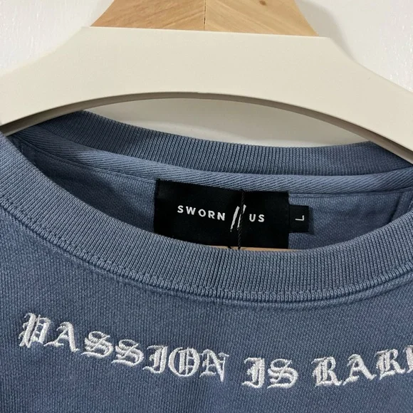 Sworn to us blue crewneck